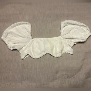 SHEIN white crop top